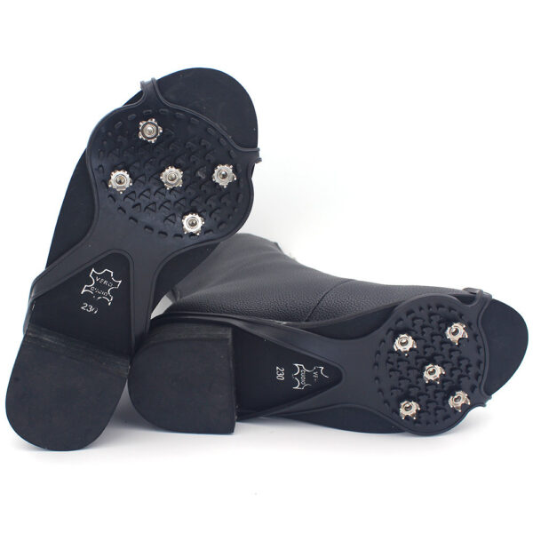 Unisex Men 5 Teeth Ice Gripper For Shoes Crampons Ice Gripper Spike Grips Cleats For Snow Studs Non-Slip Climbing Hiking Covers - Image 4