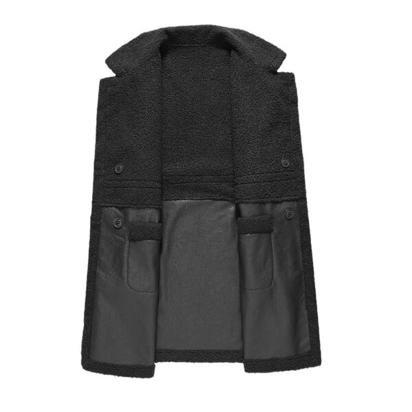 Fakesi Cashmere Haining Women's Leather Top - Image 3