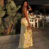 Women's Fashion Personalized Bronzing Sling Dress - Image 4