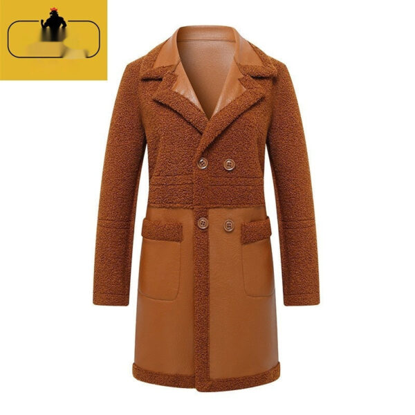 Fakesi Cashmere Haining Women's Leather Top - Image 6