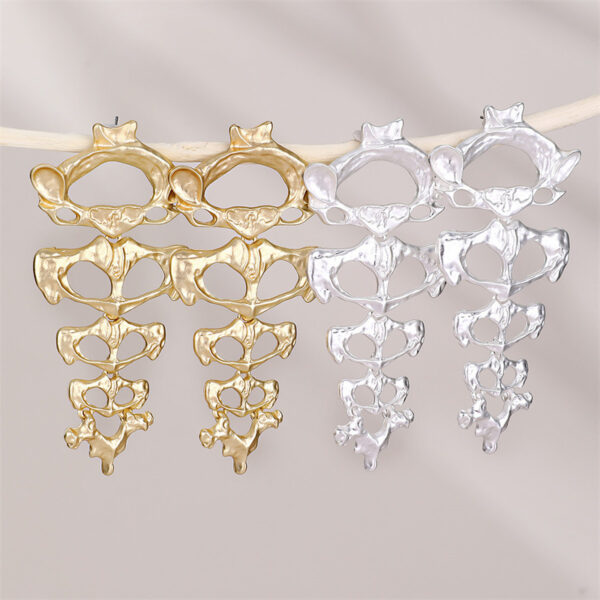 Retro Trendy Long Alien Design Earrings - Image 7