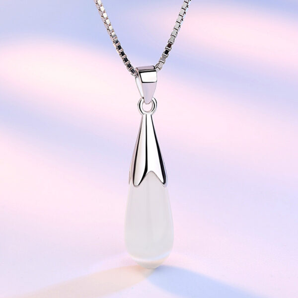 Moonstone Opal Water Drop Pendant - Image 2