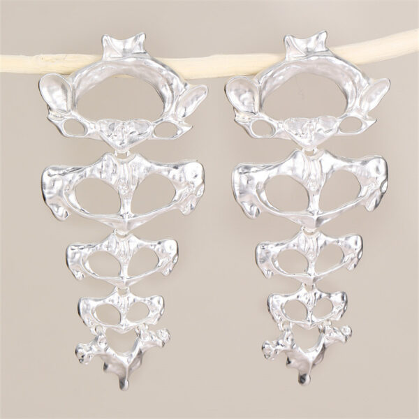 Retro Trendy Long Alien Design Earrings - Image 6