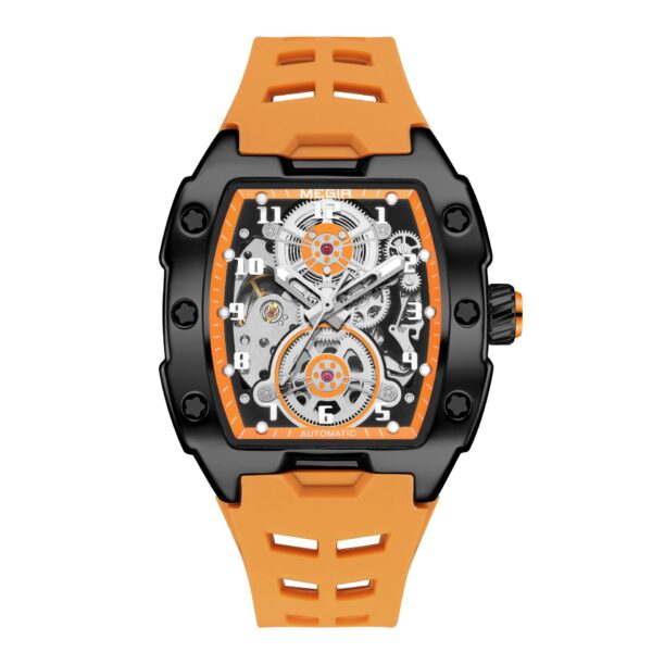 Waterproof Barrel-shaped Men's Sports Mechanical Watch - Image 2